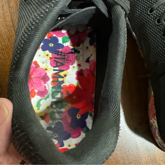 NOBULL Project Trainers Crossfit Athletic Tennis Shoes Floral Sneakers Size 11 - Picture 5 of 8